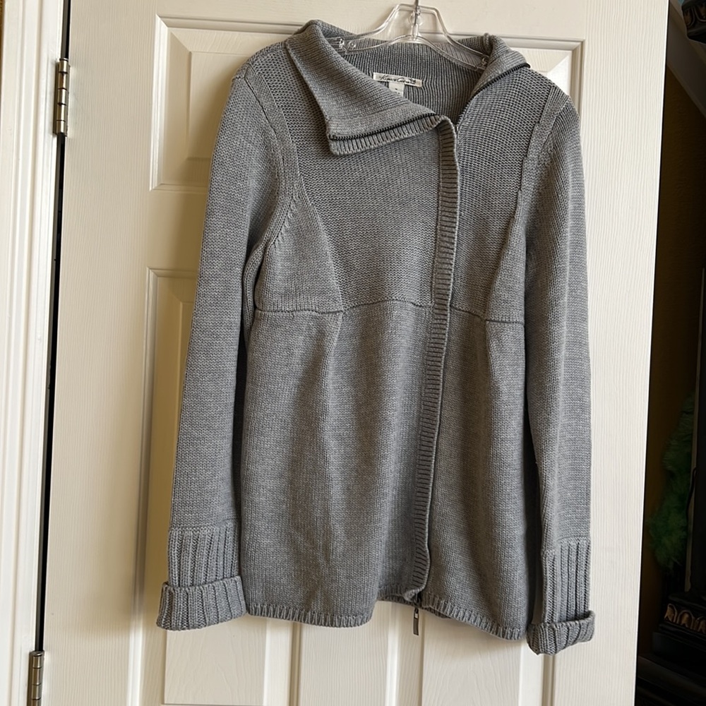 Kenneth Cole  zip up sweater
